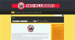 Desktop Screenshot of 140-klubben.org