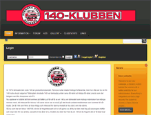 Tablet Screenshot of 140-klubben.org